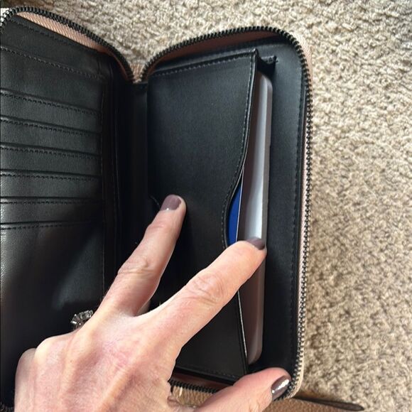 Rebecca Minkoff Taupe Leather Wristlet Wallet - Picture 4 of 16